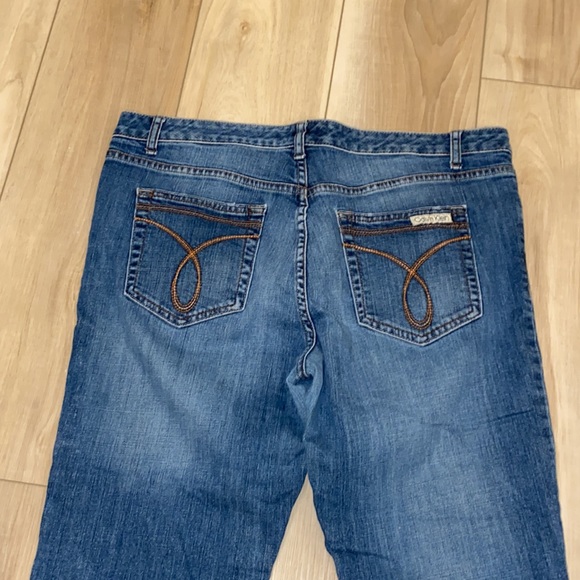 VGUC Women’s Calvin Klein Jeans Size 16 Denim Boot Bootcut Style Plus - Picture 8 of 8